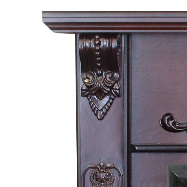 Электрокамин с классическим очагом 3D Real-Flame Anita AO с очагом 3D Oregan