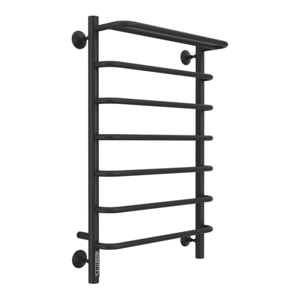 Электрический полотенцесушитель Larusso Стандарт с полкой КС П7 500х800 9005 EL