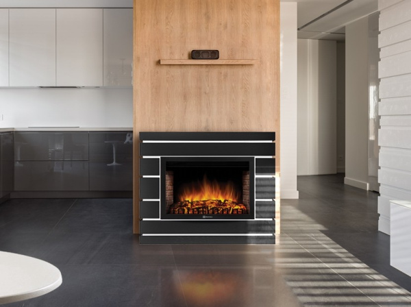 Широкий портал Firelight Moderno 25 шпон чёрный дуб