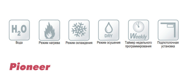 Канальный фанкойл Pioneer KWDH320JR