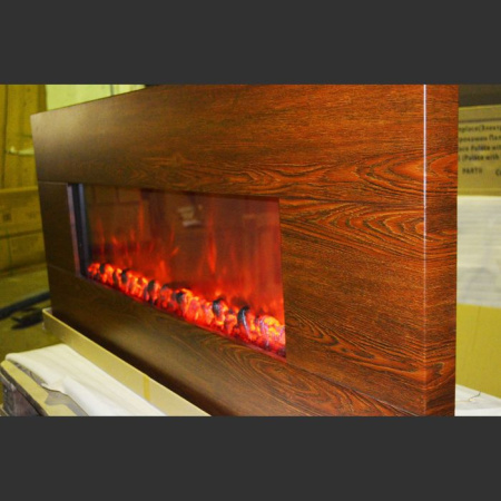 Линейный электрокамин Glenrich Genius 100 Дуб