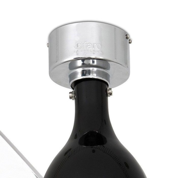 Вентилятор без подсветки Faro Mini Eterfan Shiny Black (32026)