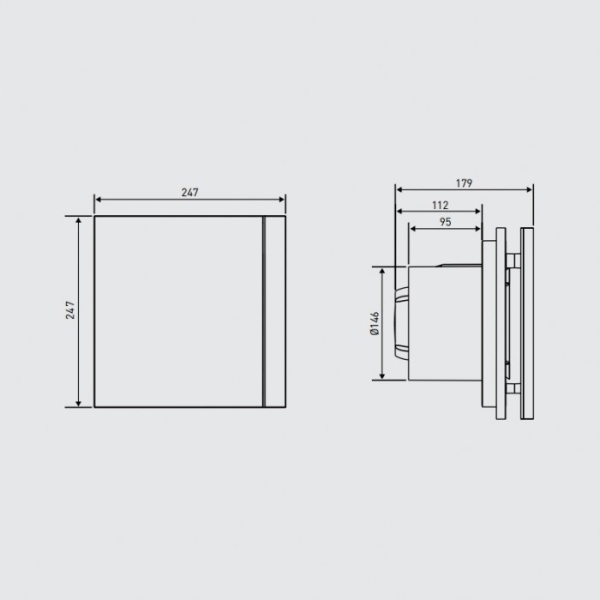 Вытяжка для ванной диаметр свыше 150 мм Soler & Palau SILENT-300 CZ "PLUS" DESIGN-3C