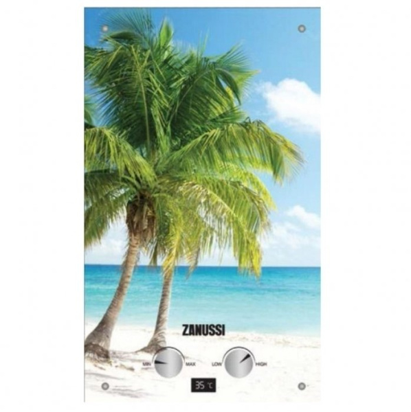 Газовый проточный водонагреватель Zanussi GWH 10 Fonte Glass Paradiso