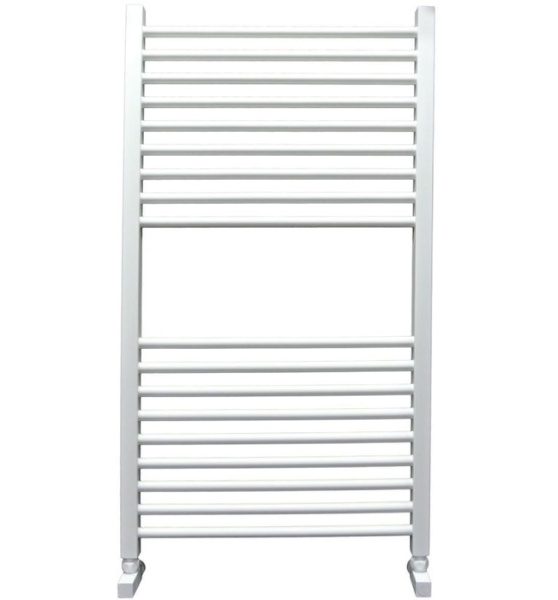 Водяной полотенцесушитель Ника ЛМ-2 80/50 Soft Touch белый матовый с вентилями