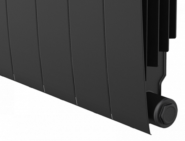 Биметаллический радиатор Royal Thermo Biliner 500 VD 6 секц. Noir Sable