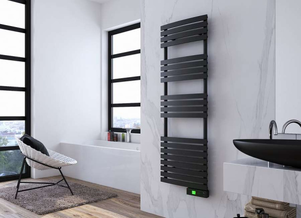 Электрический полотенцесушитель ROINTE TOALLERO NEGRO 600 (DTE060SEB) D SERIES