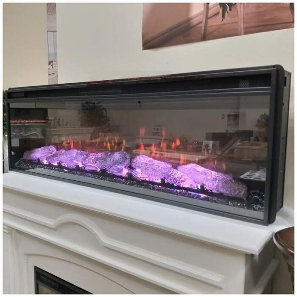 Линейный электрокамин Real-Flame Denver 52 с очагом Joker 52