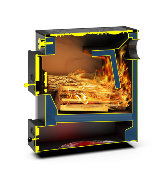 Твердотопливный котел Теплодар КУППЕР ПРАКТИК-22 В