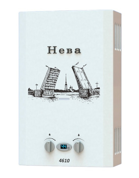 Газовый проточный водонагреватель Neva 4610 дворцовый мост