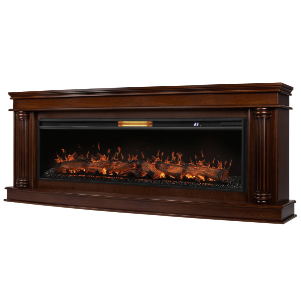 Каминокомплект: Очаг Royal Thermo Aurora RTFP/P-AR60LS, портал Olympia 60 CO, канадский дуб