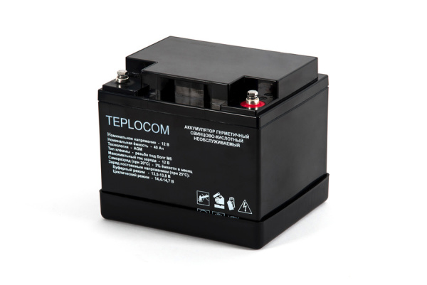 Аккумулятор Teplocom АКБ 40Ач
