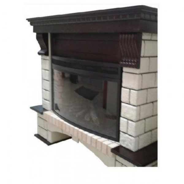 Электрокамин с классическим очагом 2D Royal Flame Pierre Luxe с очагом Dioramic 25 (Венге)