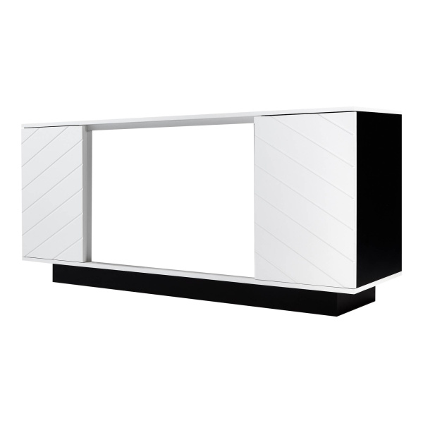 Широкий портал Firelight Como 30 белый, черный