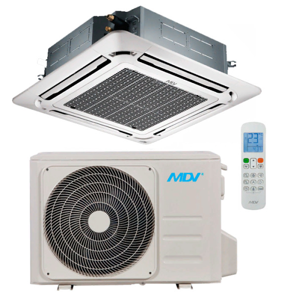 Кассетный кондиционер MDV MDCA4-12HRN1/MDOU-12HN1-L