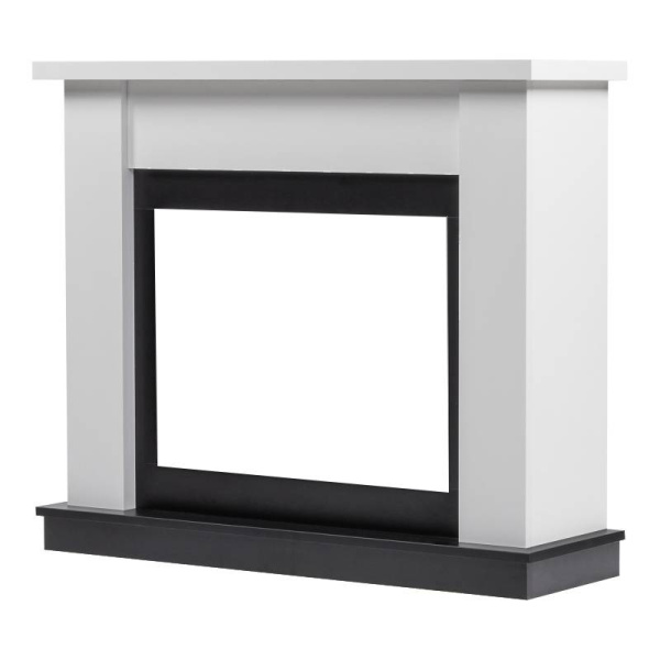 Классический портал для камина Firelight Grado Classic белый, черный