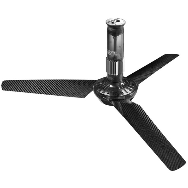 Вентилятор с подсветкой Vortice Nordik Air Design 160-29 Transporent Carbon