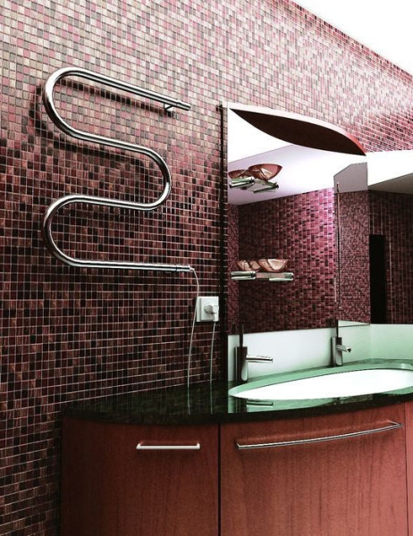 Электрический полотенцесушитель Тера М-образный электрический ПСН-02-03 500х600