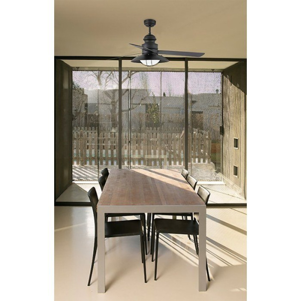 Вентилятор с подсветкой Faro Winch (33396)