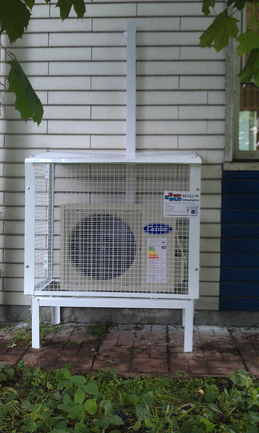 Установка кондиционеров в 2 этапа