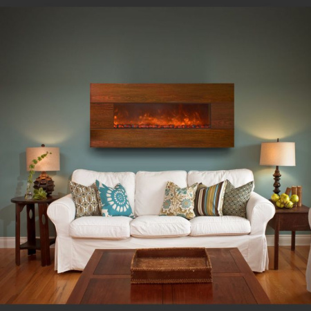 Линейный электрокамин Glenrich Genius 100 Дуб