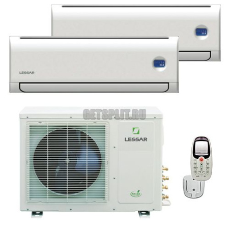 Мульти-сплит-система Lessar LS-2H09KFA2+LS-2H12KFA2 | LU-2H21KFA