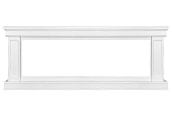 Линейный электрокамин Royal Flame Geneva 60 (белый) с очагом Vision 60 LOG LED