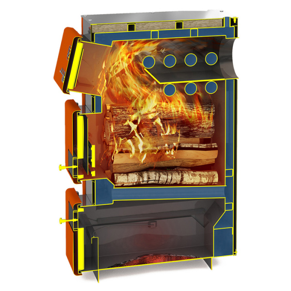 Твердотопливный котел Теплодар КУППЕР ПРО 28 (2.0)