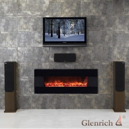 Линейный электрокамин Glenrich Freеstyle (цвет-Черный)