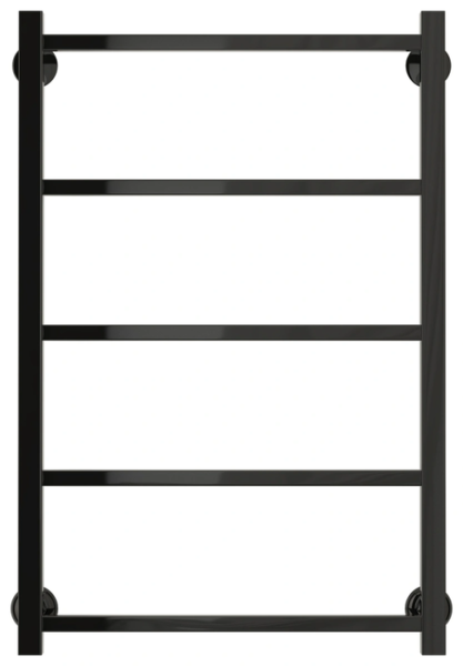 Водяной полотенцесушитель СТИЛЬЕ ПС Версия-КН 800х500 (5) П 20х20 (Черный)