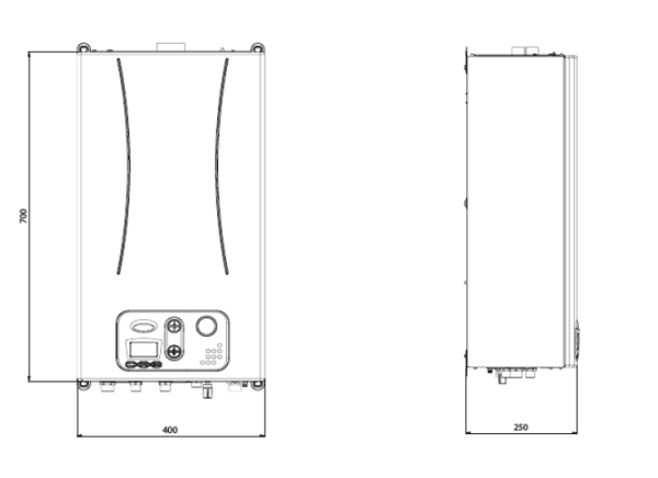 Настенный газовый котел Fondital ANTEA CTN 24