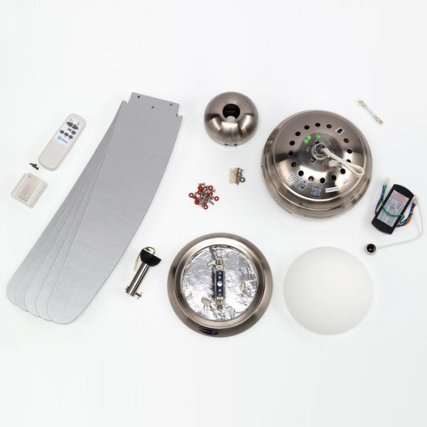 Вентилятор с подсветкой Westinghouse Bendan Silver