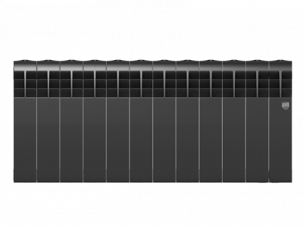 Биметаллический радиатор Royal Thermo Biliner 350 VD 12 секц. Noir Sable