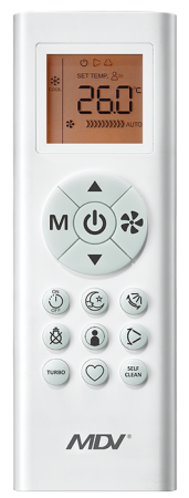 Настенный кондиционер (сплит-система) MDV MDSA-09HRFN8/MDOA-09HFN8 панель Gold/Silver