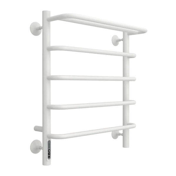 Электрический полотенцесушитель Larusso Стандарт с полкой КС П5 500х600 9003 EL