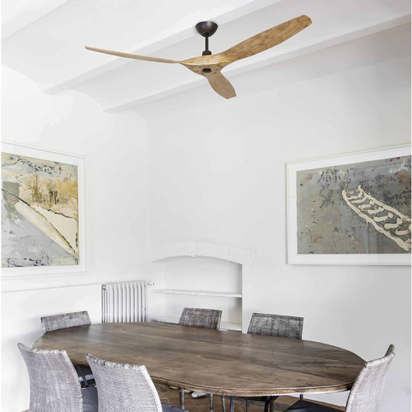 Вентилятор без подсветки Faro MOREA CLEAR BROWN (33519)