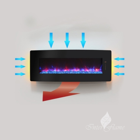 Линейный электрокамин InterFlame RELAX 48 GLX
