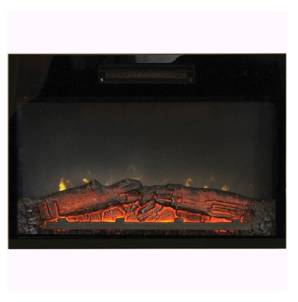 Электрокамин с широким очагом 2D Real-Flame Dublin ROCK STD/EUG/24 AO с очагом Kendal 24