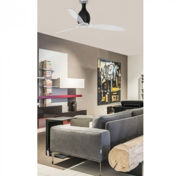 Вентилятор без подсветки Faro Eterfan Matt Black (32003)