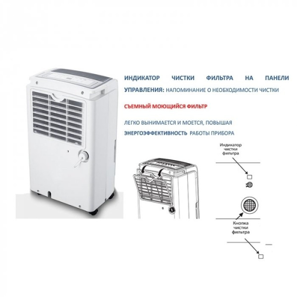 Осушитель воздуха Ballu BDT-25L