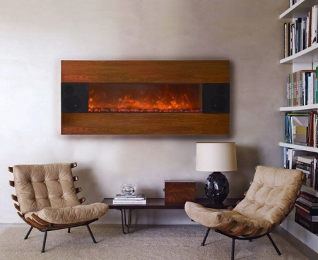 Линейный электрокамин Glenrich Freеstyle Дуб