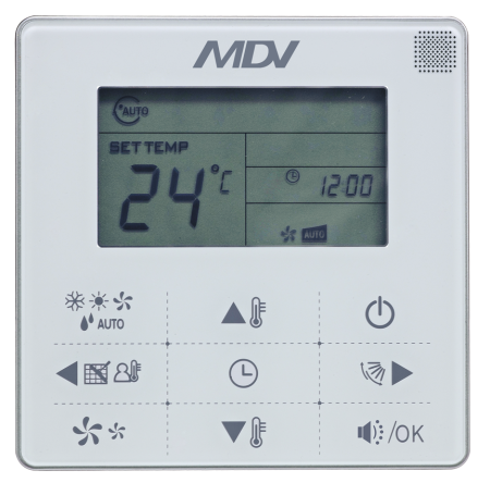 Настенный фанкойл 3-4,9 кВт Mdv MDKG-V600C