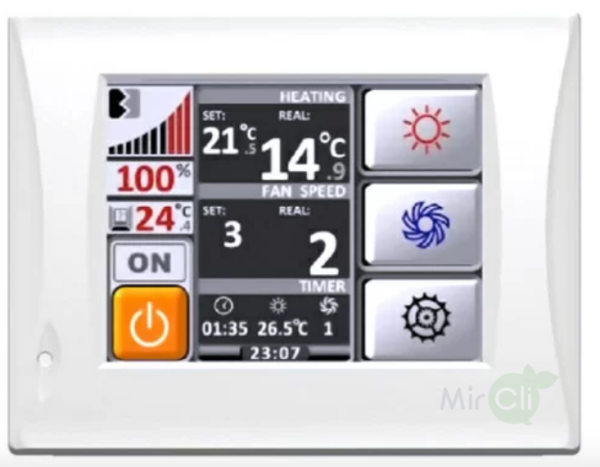 Приточная вентиляционная установка Minibox E - 300 FKO - 1/3,5kW/1/2,4kW/G4 GTC