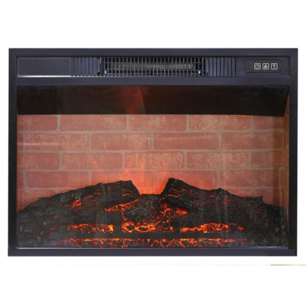 Электрокамин с широким очагом 2D Real-Flame Dublin ROCK STD/EUG/24 AO с очагом Irvine 24