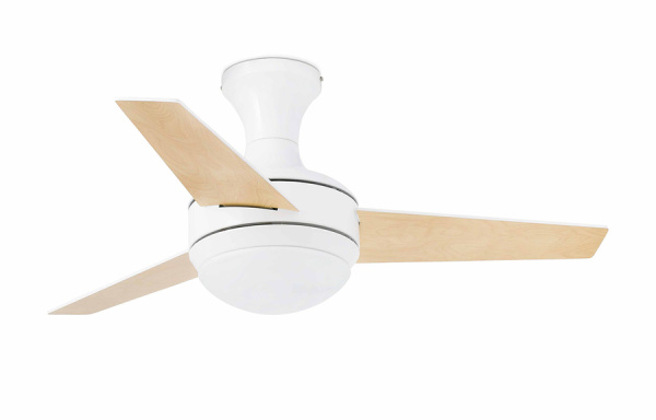 Вентилятор с подсветкой Faro MINI UFO WHITE (33454)