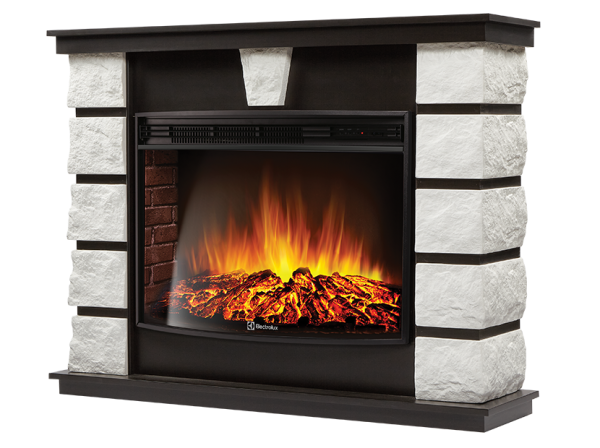 Широкий портал Firelight Excalibur 30 камень белый, шпон венге