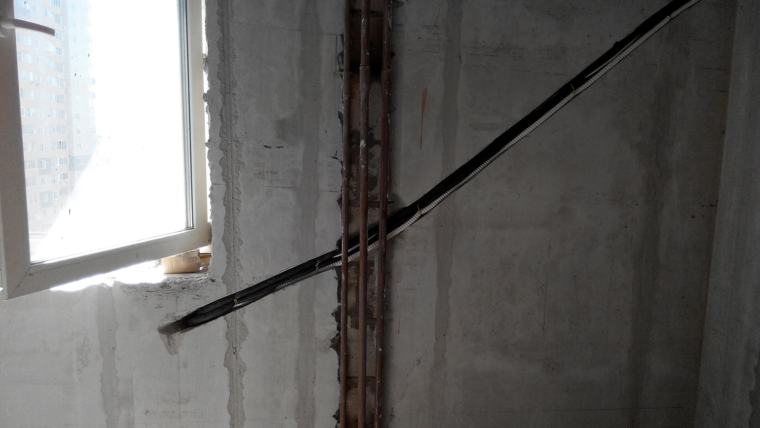 Установка кондиционеров в 2 этапа