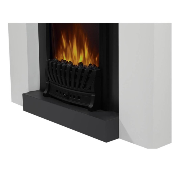 Классический портал для камина Firelight Tetris Classic белый, серый