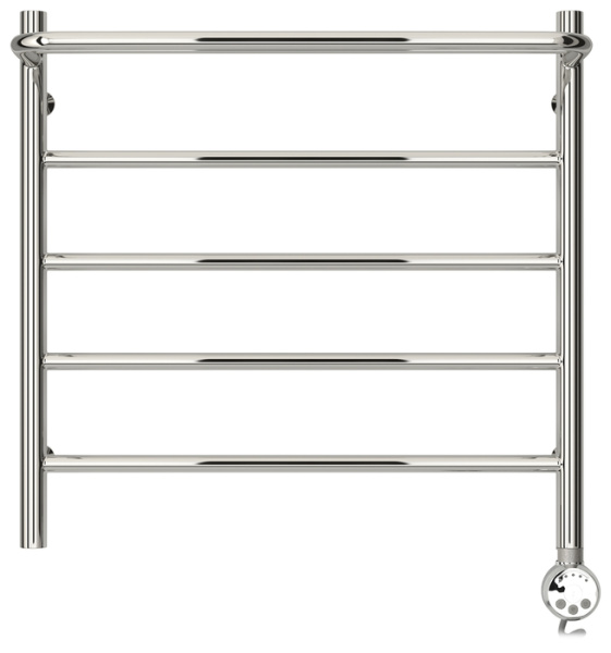 Электрический полотенцесушитель СТИЛЬЕ ЭПС Формат 20 ТП 500х500 (Полка + 4) П16