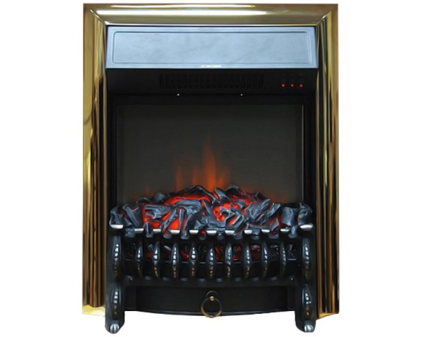 Электрокамин с классическим очагом 2D Glenrich Лотос М (Fobos BL,BR) Белый